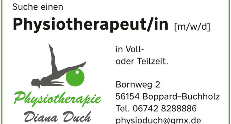 Physiotherapeut gesucht